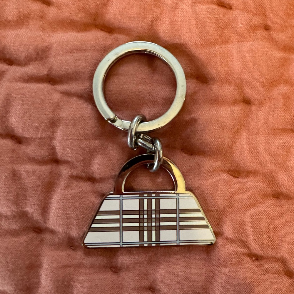 BURBERRY KEYCHAIN - PINK NOVA CHECK